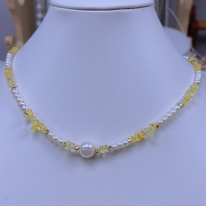 淡水珍珠手绳合金