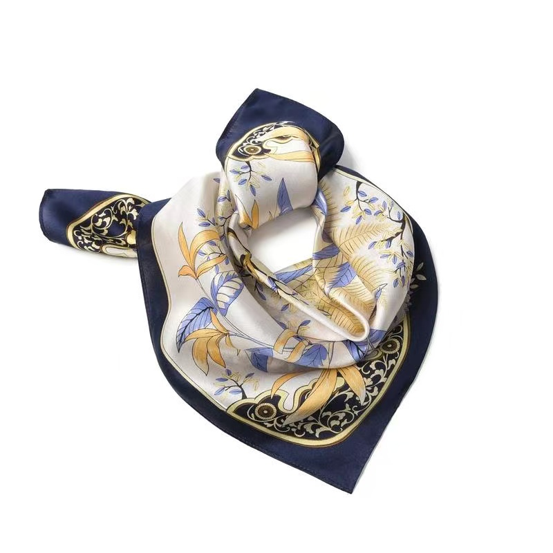 VJY【二号链接】JZ复古港风厚款法式不起球薄款丝巾日式防晒装饰