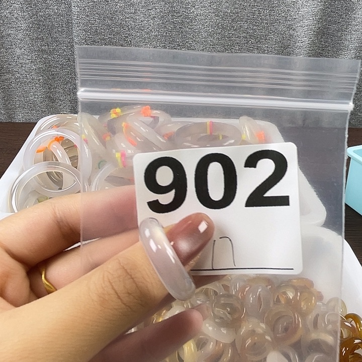玛瑙/玉髓戒指合金902