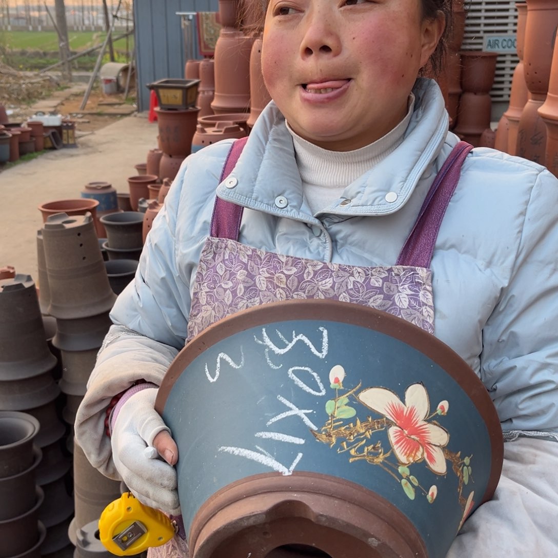 紫泥花盆紫砂花盆28