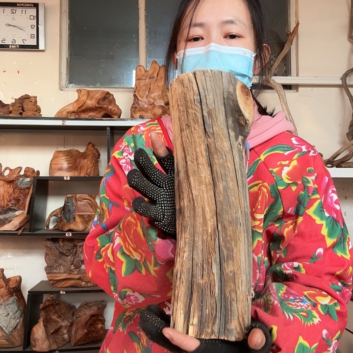 圆***木太行崖柏摆件摆件