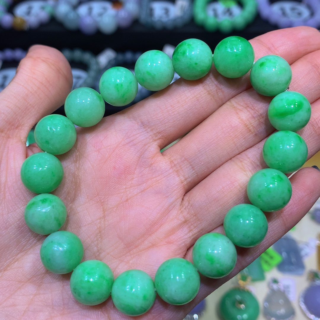 翡翠未镶嵌手链翡翠11