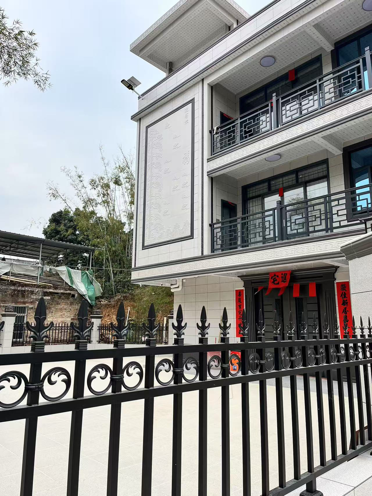 铝艺枪尖护栏别墅围栏庭院栅栏室护栏定制围墙护栏