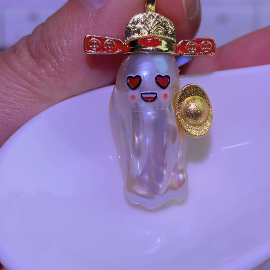 未镶嵌淡水珍珠天然淡水珍珠吊坠