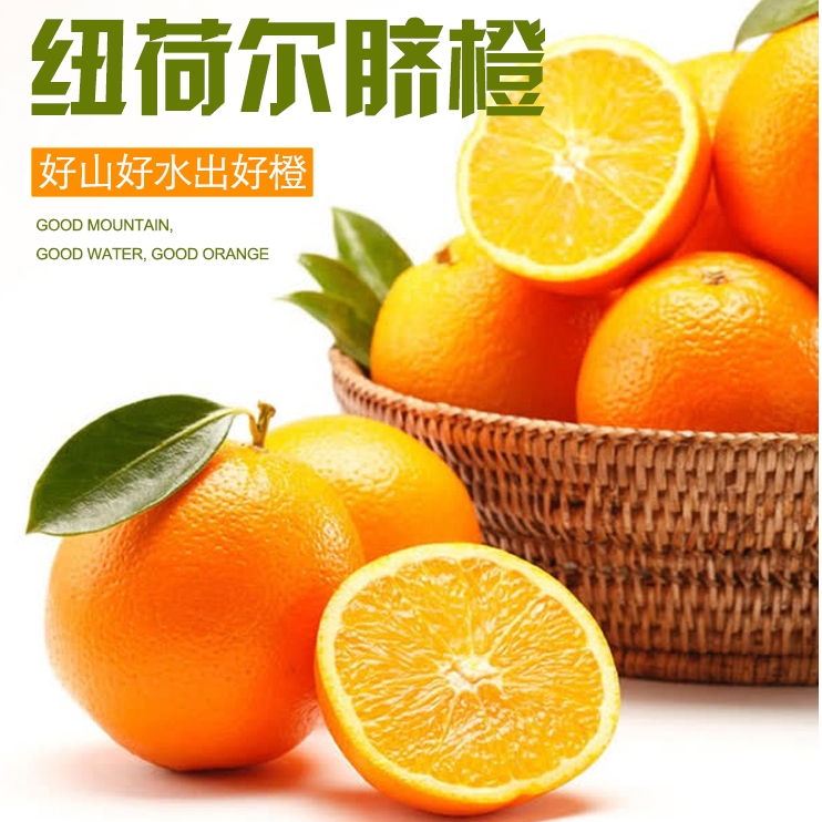 【大果包邮】带箱9-10斤香甜爆汁现摘现发正宗纽荷尔脐橙坏果包赔H