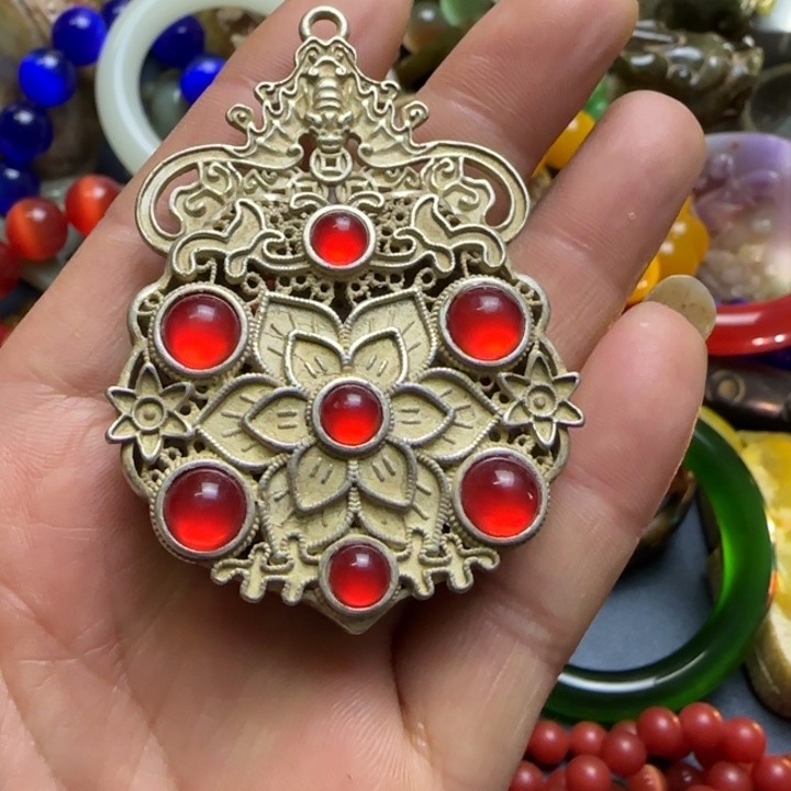 紫金钵盂菩提吊坠