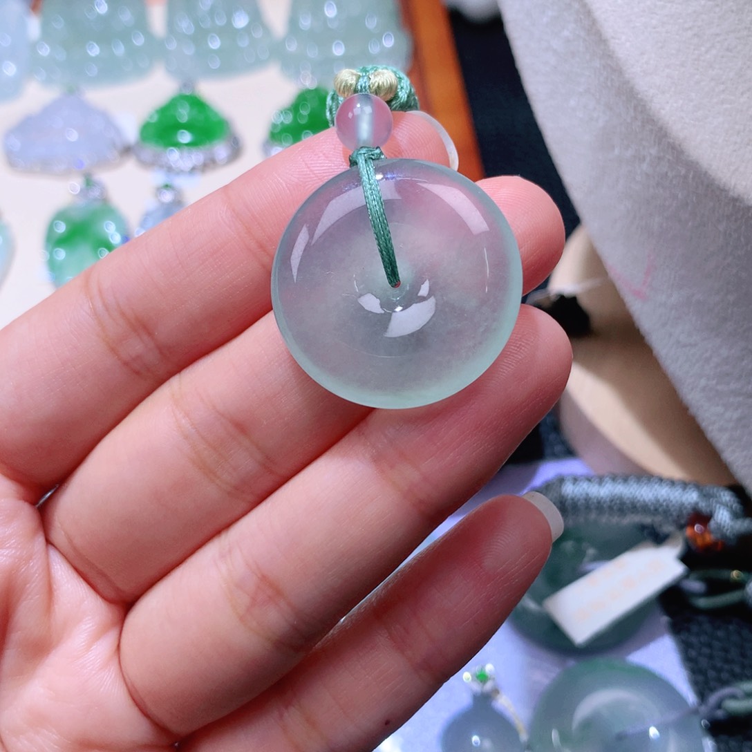 颈饰未镶嵌翡翠扣子27*5.6