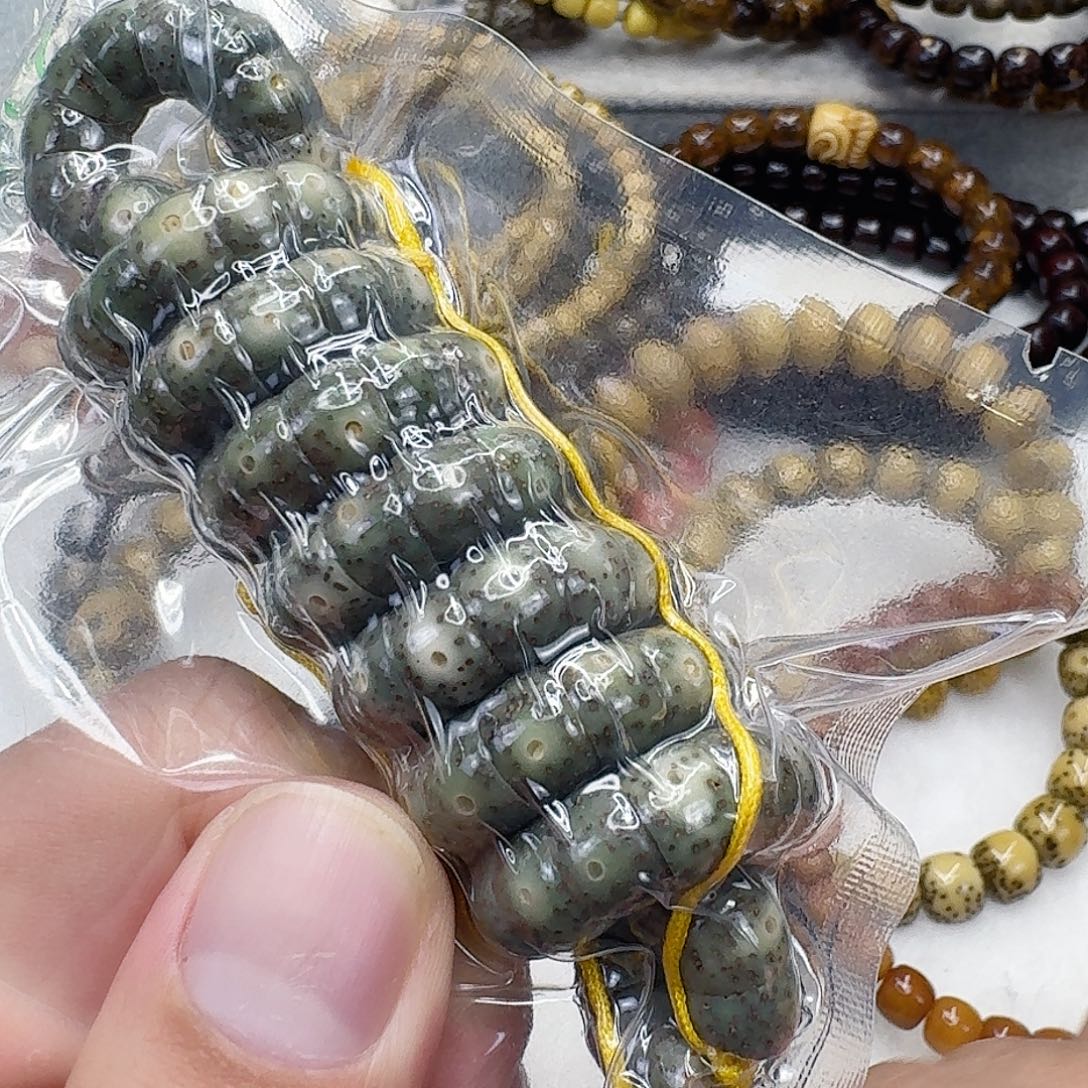 星月菩提手串14高端绿星月菩提大肠9-108