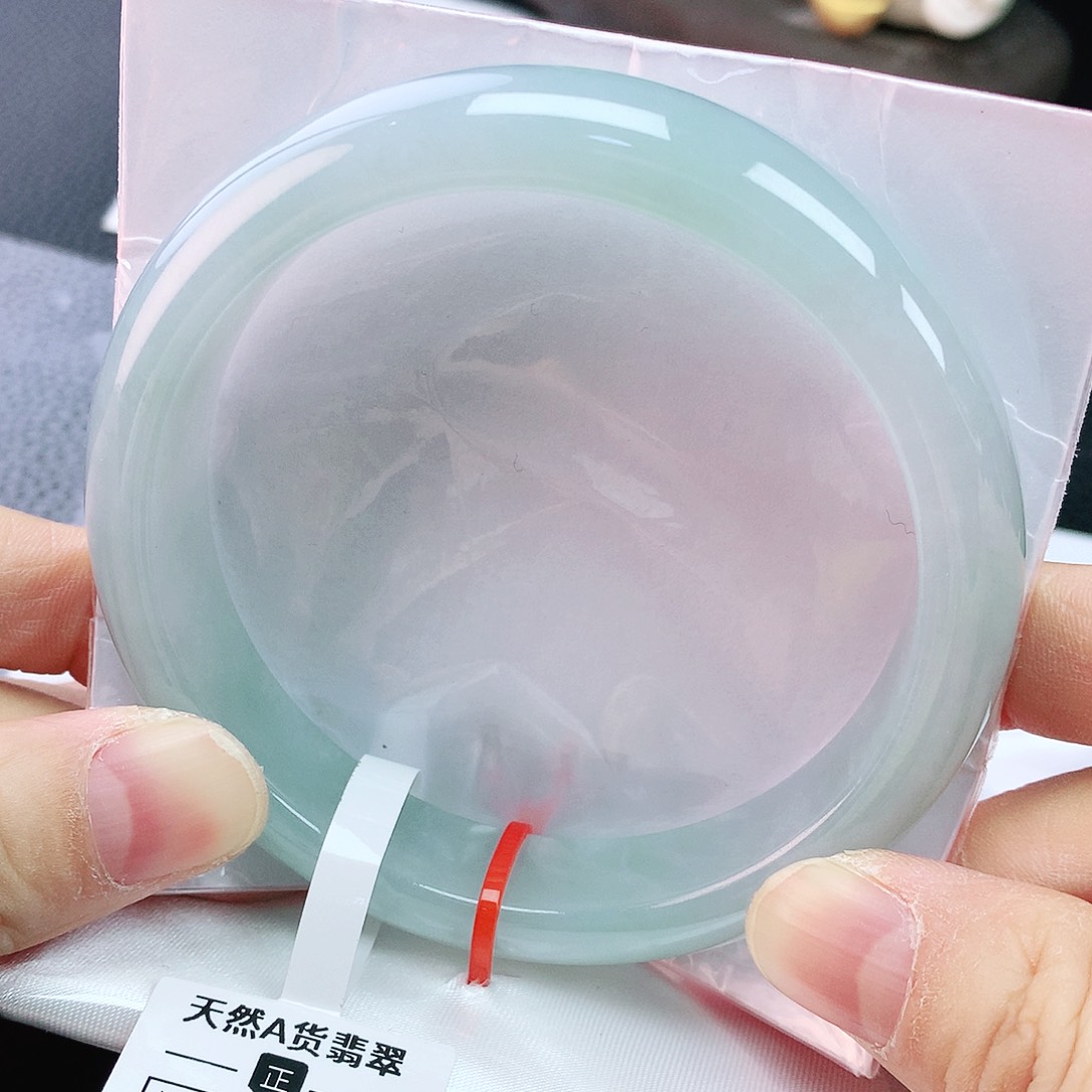 未镶嵌手镯翡翠60海蓝之谜