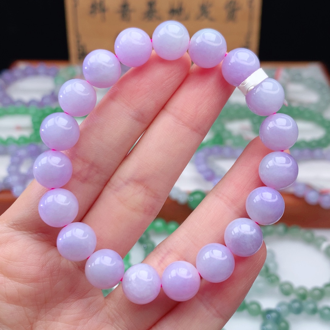 翡翠手链未镶嵌翡翠10mm