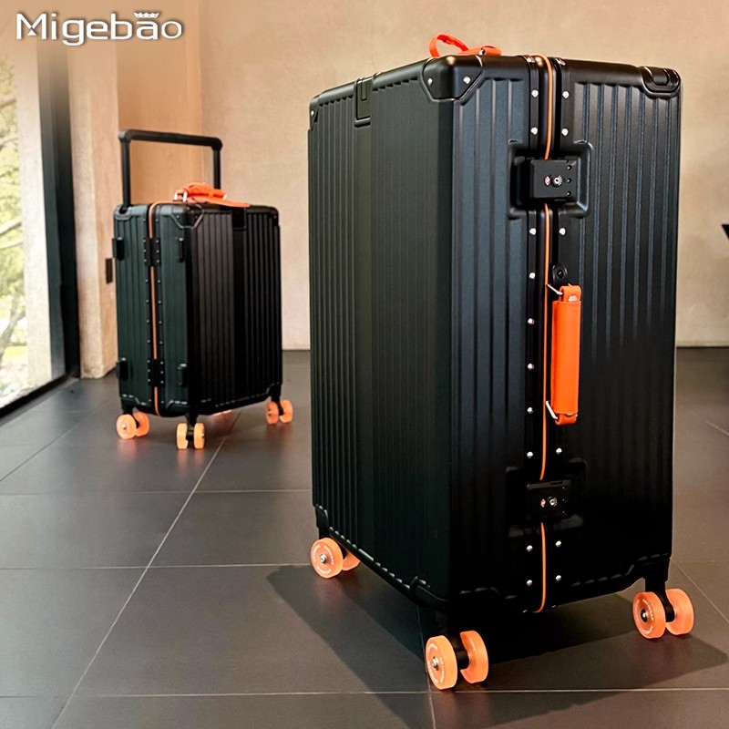 溜冰轮韩版宽拉杆行李箱大容量结实耐用加厚旅行箱密码20寸登机箱
