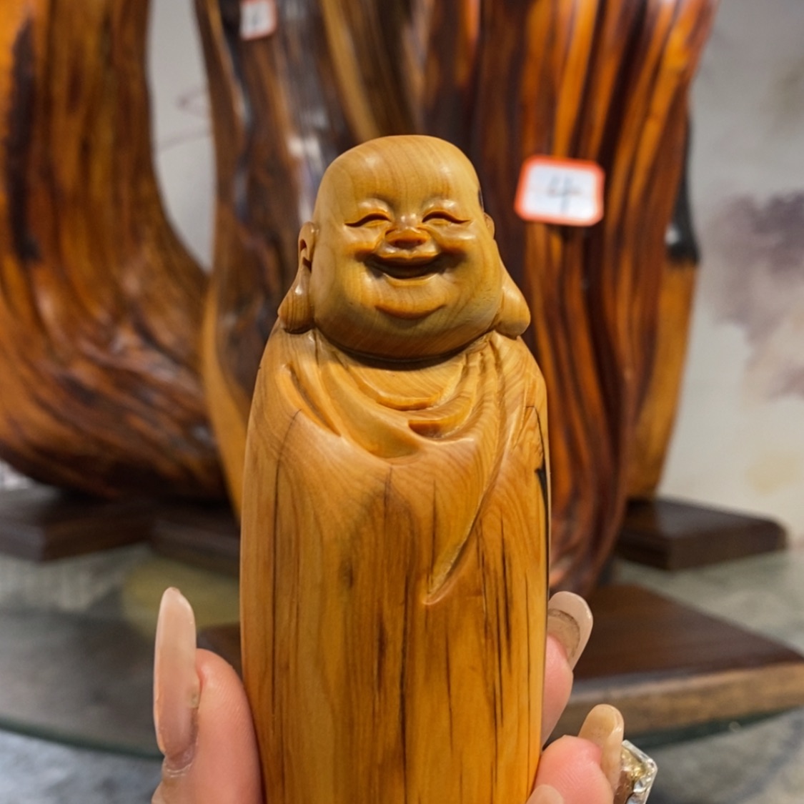 【闪购商品】柏木（崖柏）根雕木雕工艺品摆件创意，满十送一手把件