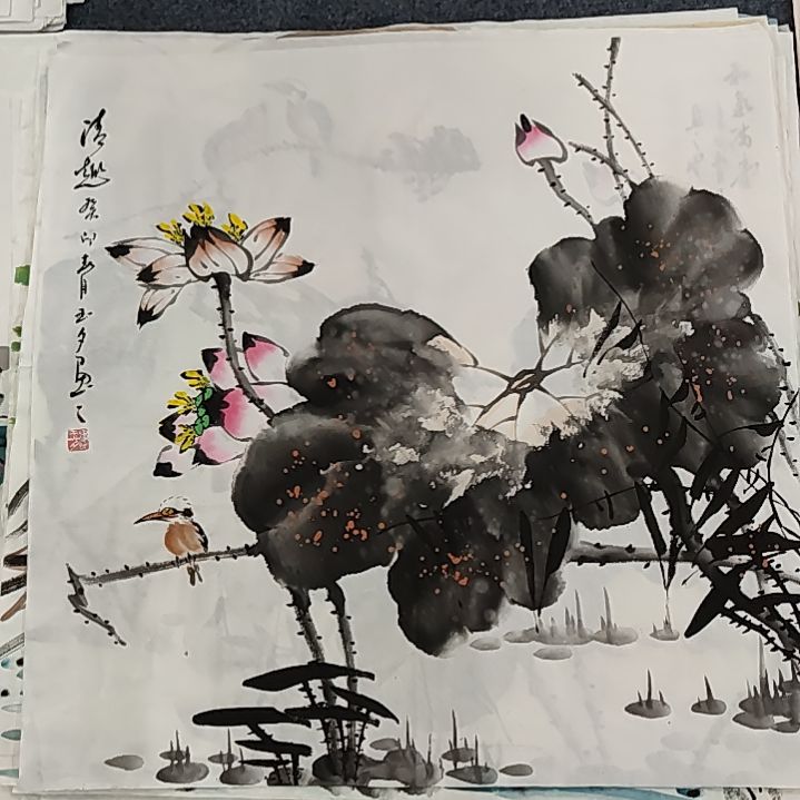 国画书法纯手绘作品等你来结缘