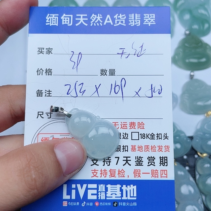 颈饰银S925镶嵌翡翠纯天然缅甸a货翡翠