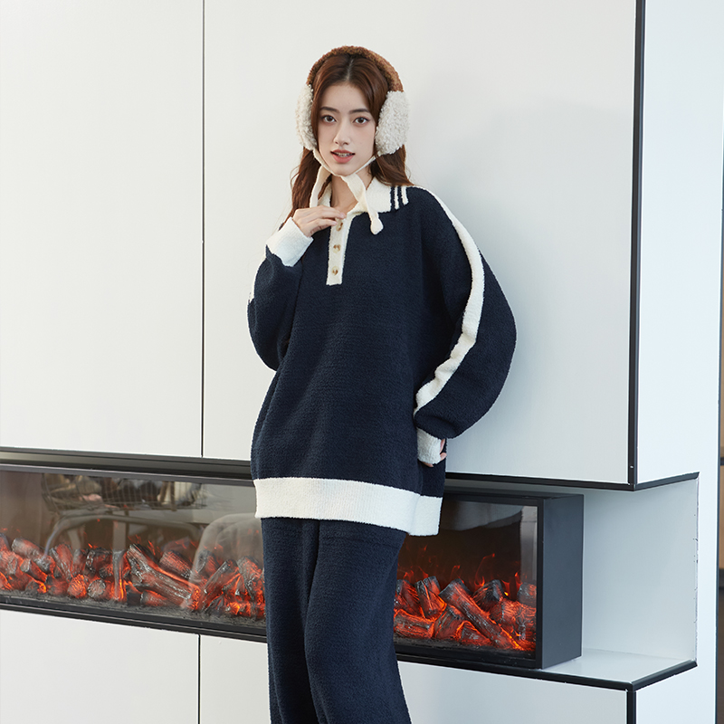 玺秋/2025新款加绒加厚家居服秋冬保暖睡衣1183