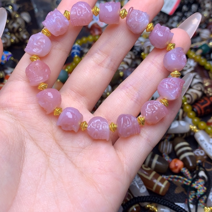 玛瑙/玉髓未镶嵌发一条