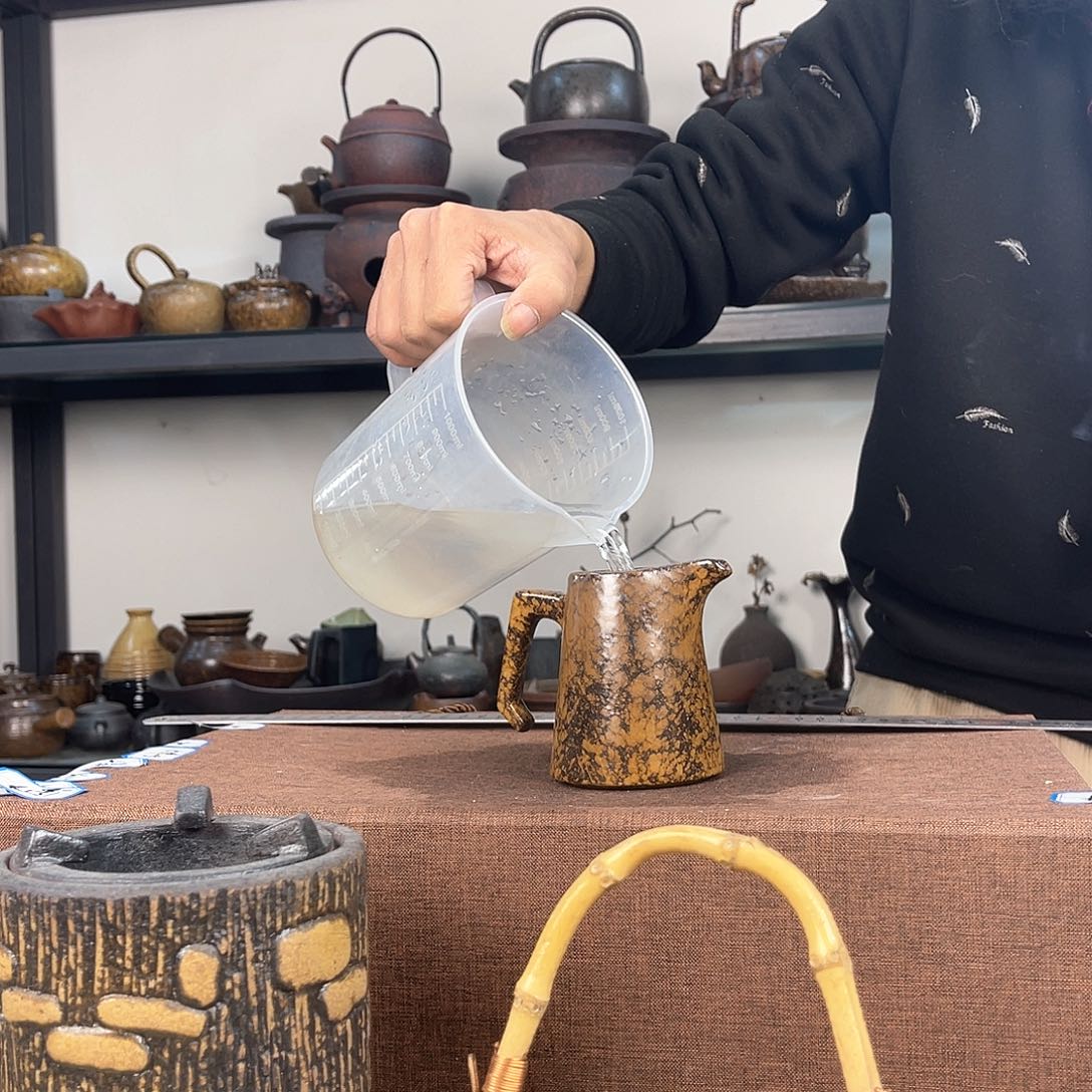 紫泥茶壶紫砂粗陶茶器