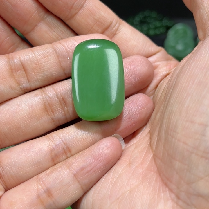 和田玉（碧玉）颈饰未镶嵌吾****天