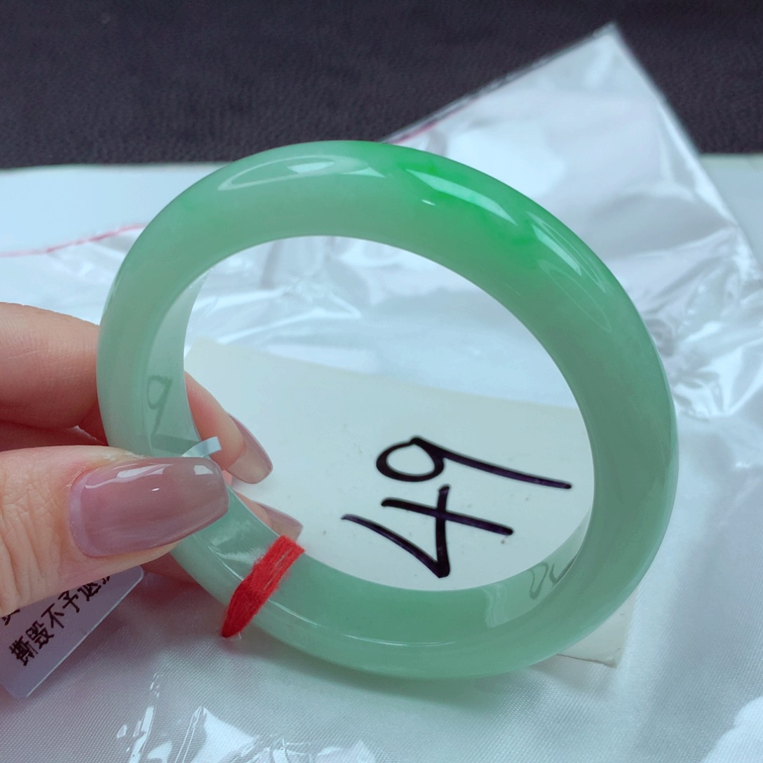 翡翠手镯未镶嵌手镯57