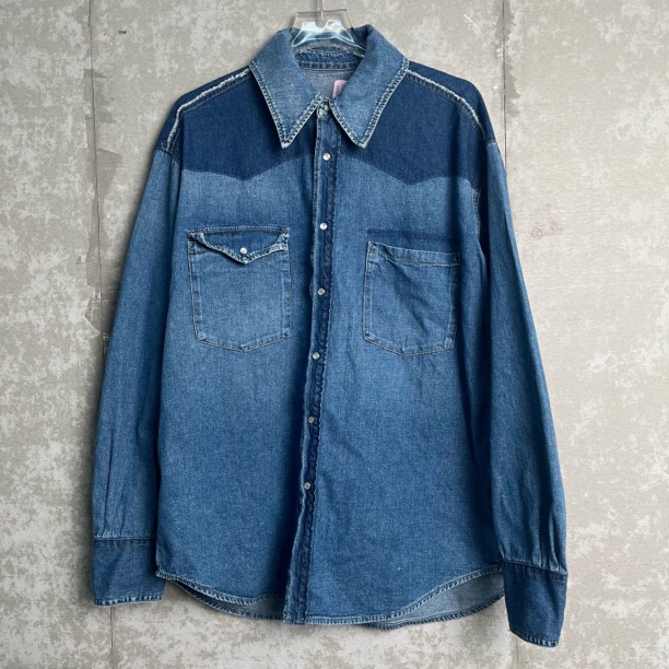 未使用 maje 41*1/马吉拉牛仔衬衫/12771/JP