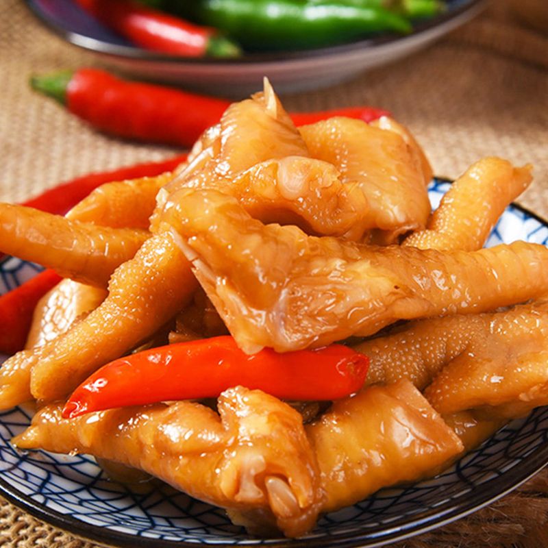 【凤爪团单】五张牌换一包  辣而不燥劲道够味酸辣脆嫩柔韧弹牙