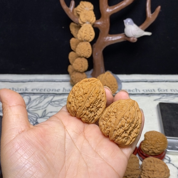 无***双文玩核桃吊坠高炮
