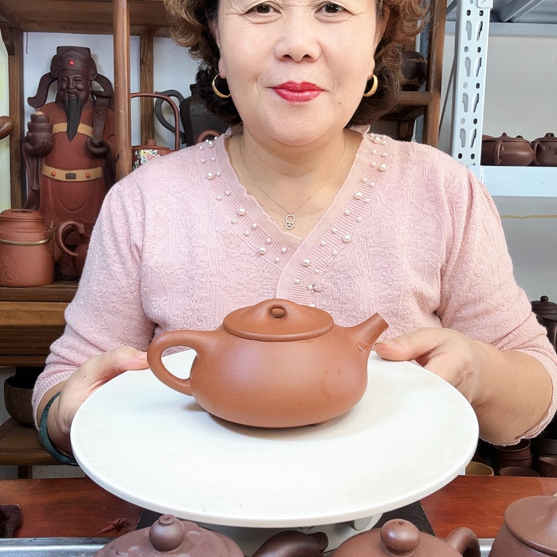 张***涨茶壶底槽青紫砂壶泡茶