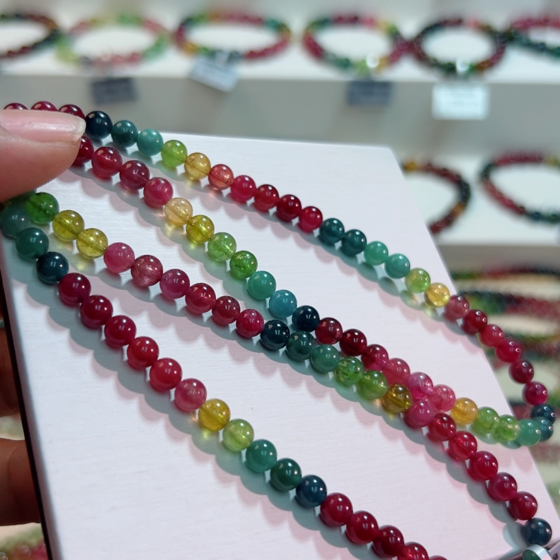 未镶嵌碧玺手链碧玺