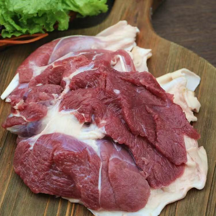 新鲜无骨带皮净肉不注水羊肉空运包邮（直播间羊肉新鲜的现杀现卖