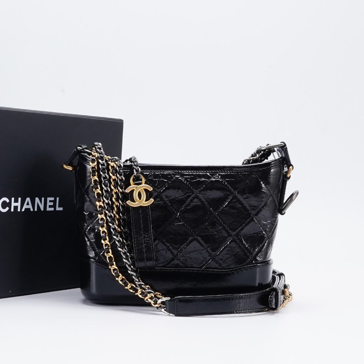 95新 Chanel/香奈儿 【一号店】流浪小号包/BG22011474