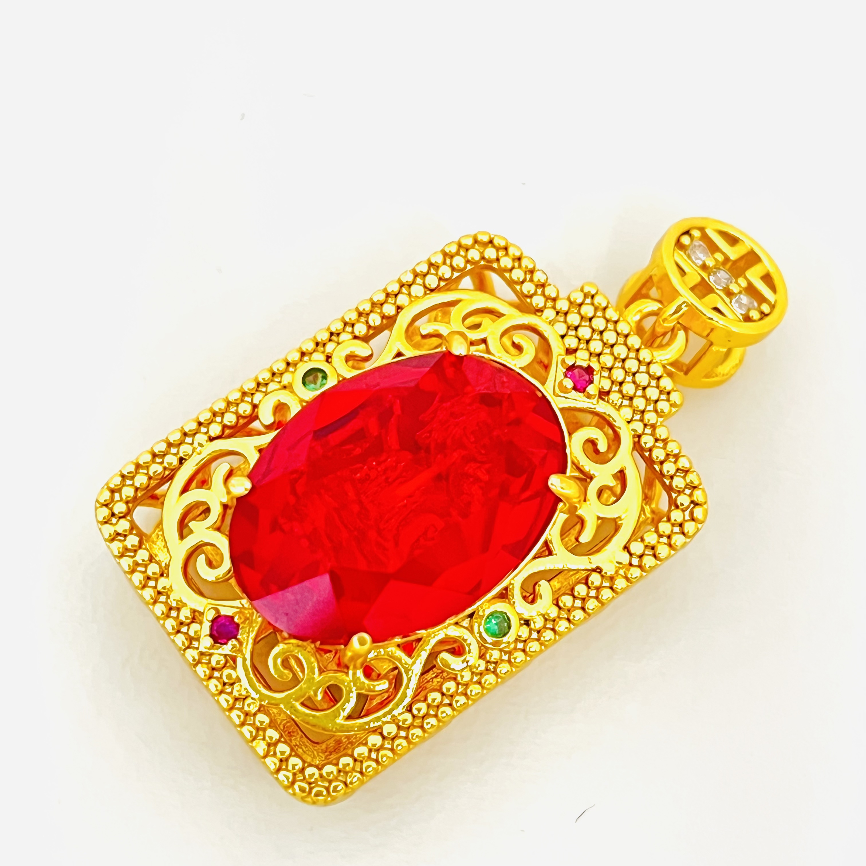 甄宝 D042 源头甄选时尚首饰 有礼盒吊坠配链子