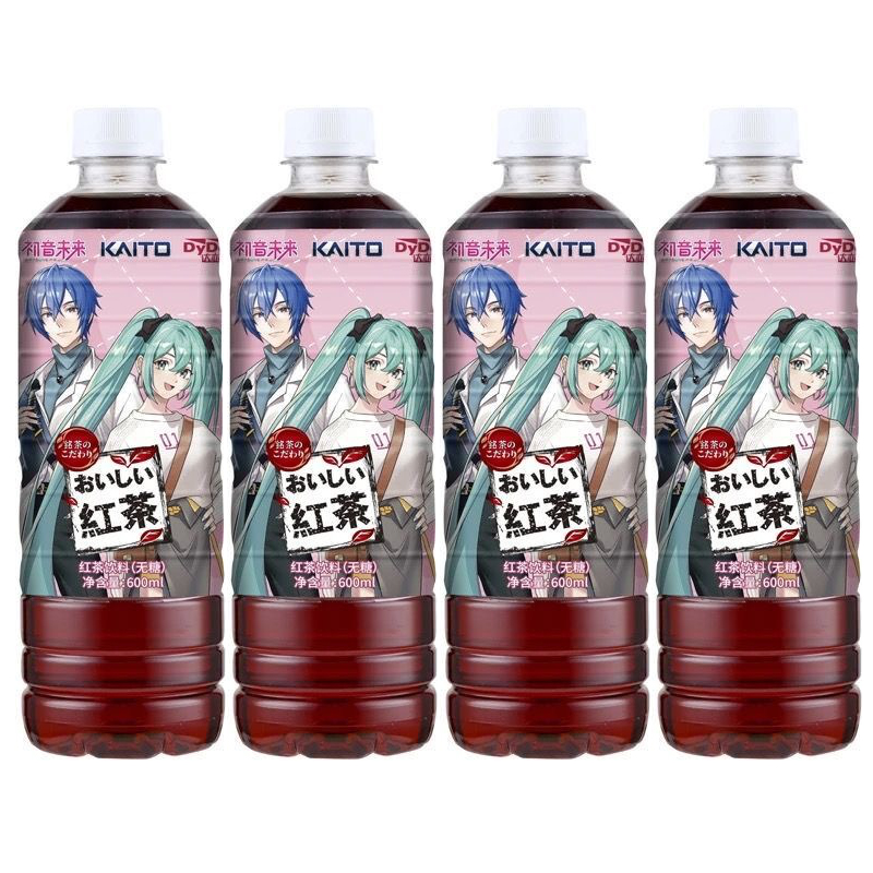 达亦多红茶600ml*4瓶初音未来联名款