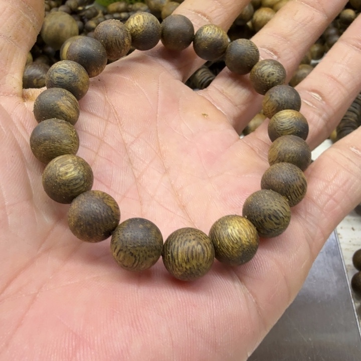 手串沉香金沙叶1.0单圈