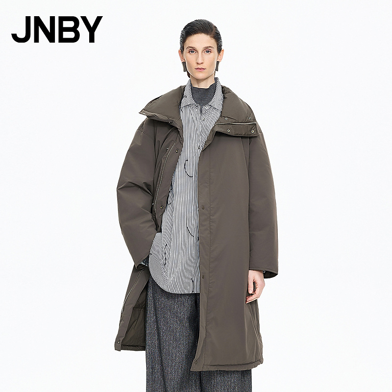 【商场同款】JNBY/江南布衣25冬新品羽绒服宽松立领长袖5PBC13630
