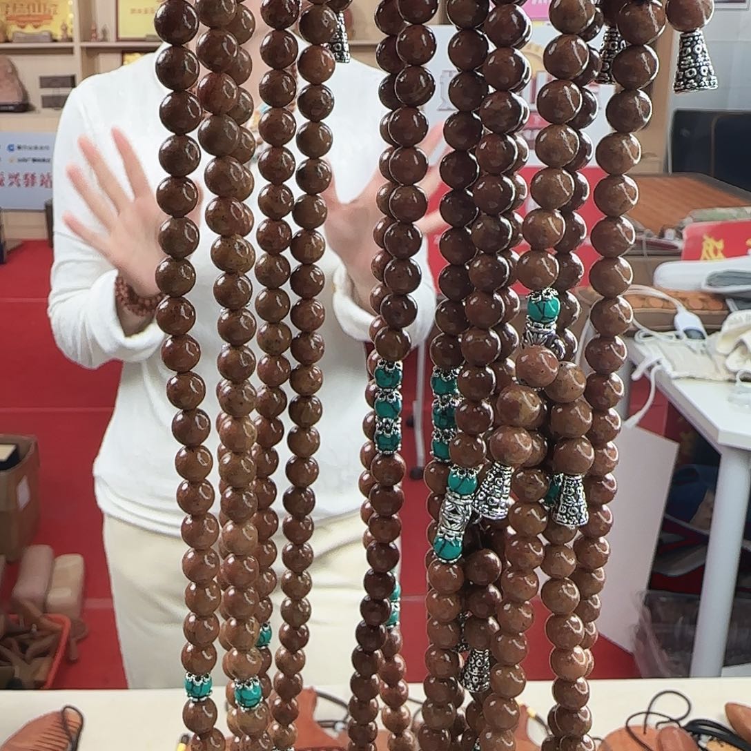 泗水砭石直播间炸福利精品卡8绿松石108颗（限量福利）