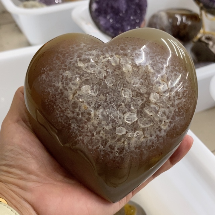 紫晶珠宝半成品未镶嵌