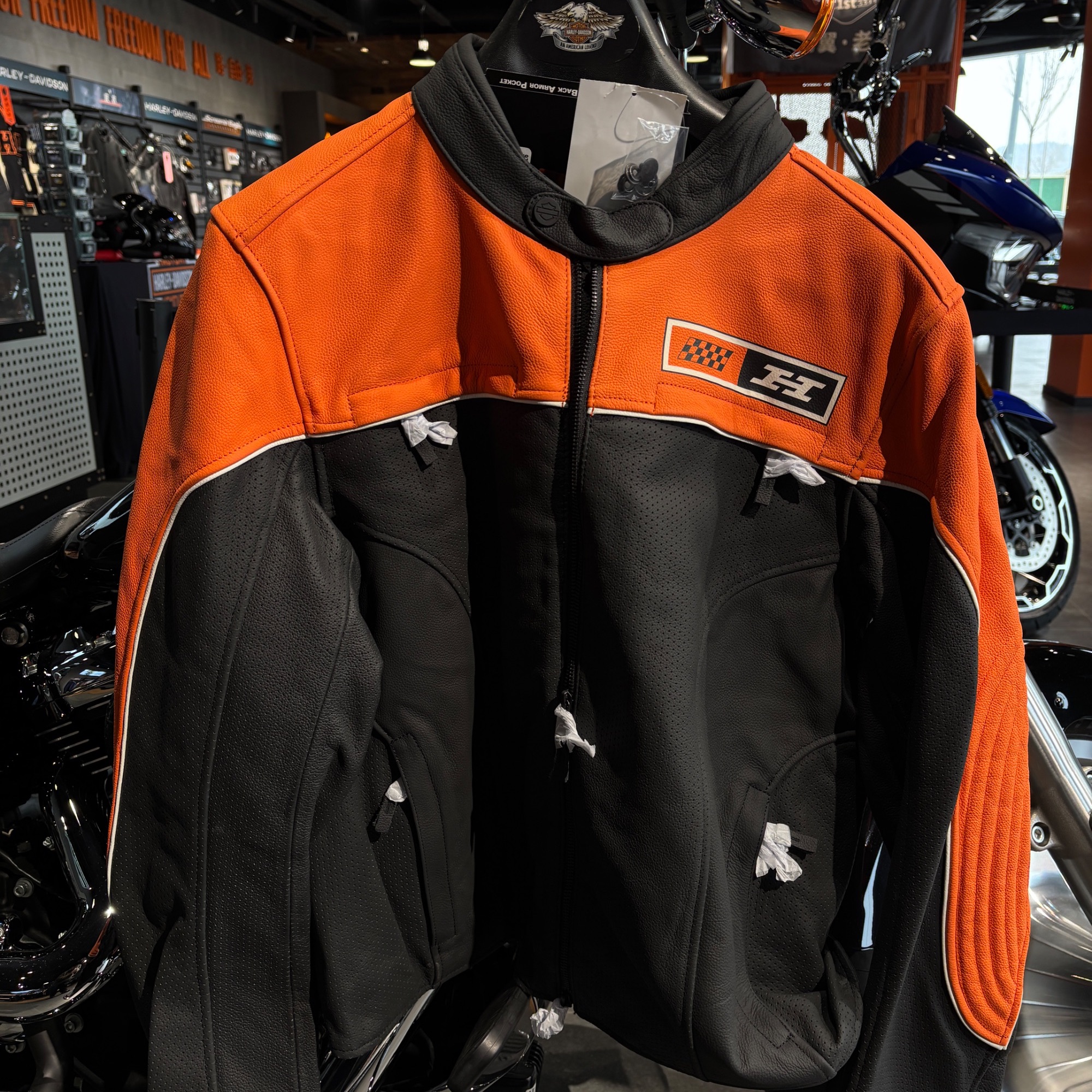 哈雷戴维森休闲皮衣97026-24VM/000L