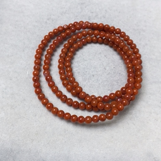 南红玛瑙手串未镶嵌串