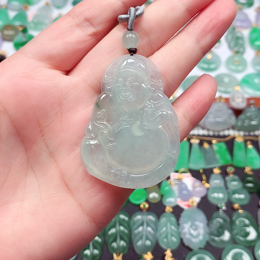 翡翠未镶嵌颈饰天然翡翠A货