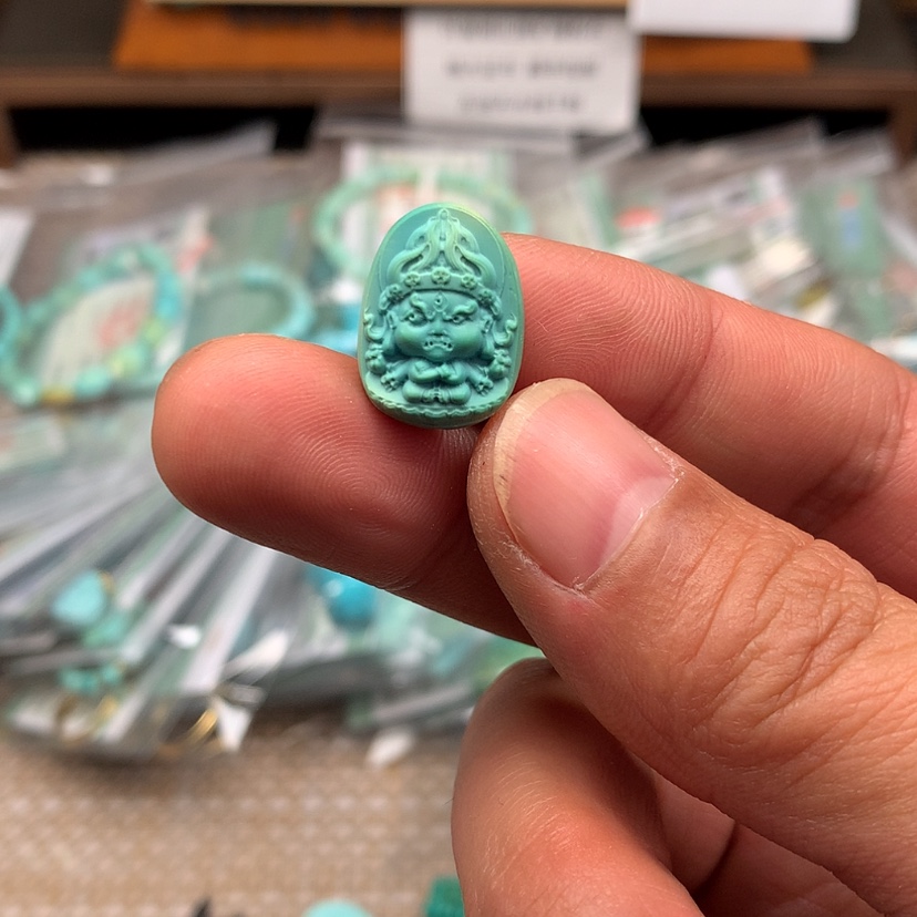 【闪购商品】未镶嵌绿松石颈饰8