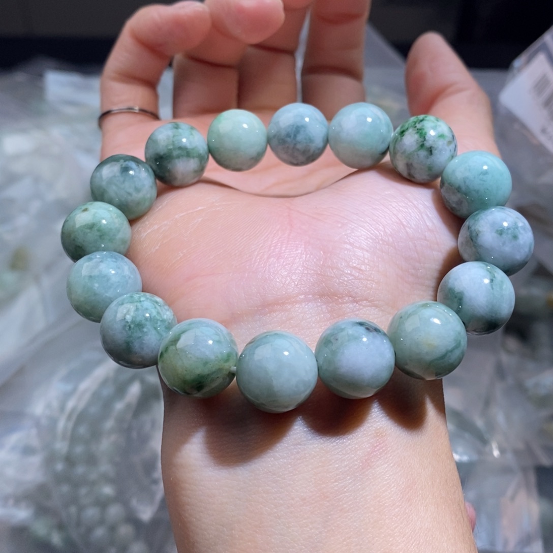 未镶嵌手串翡翠珠链