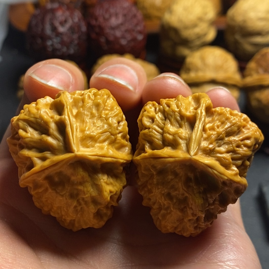 文玩核桃把件37尺苍龙三棱