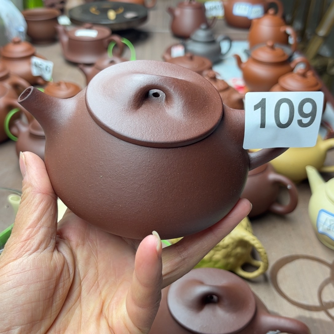 紫砂茶壶底槽清半手瑕疵280cc