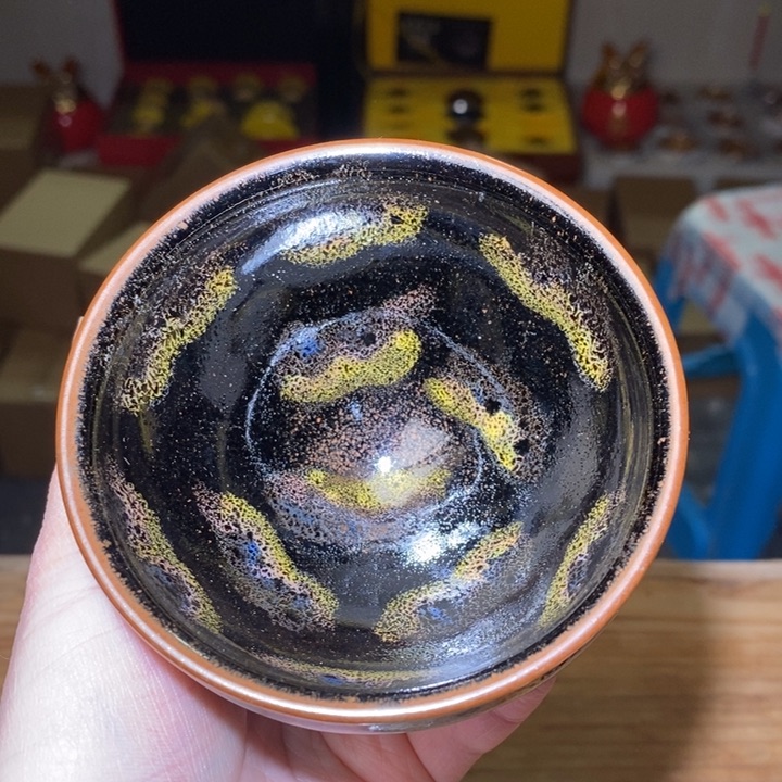 茶盏不带礼盒，建盏主人杯