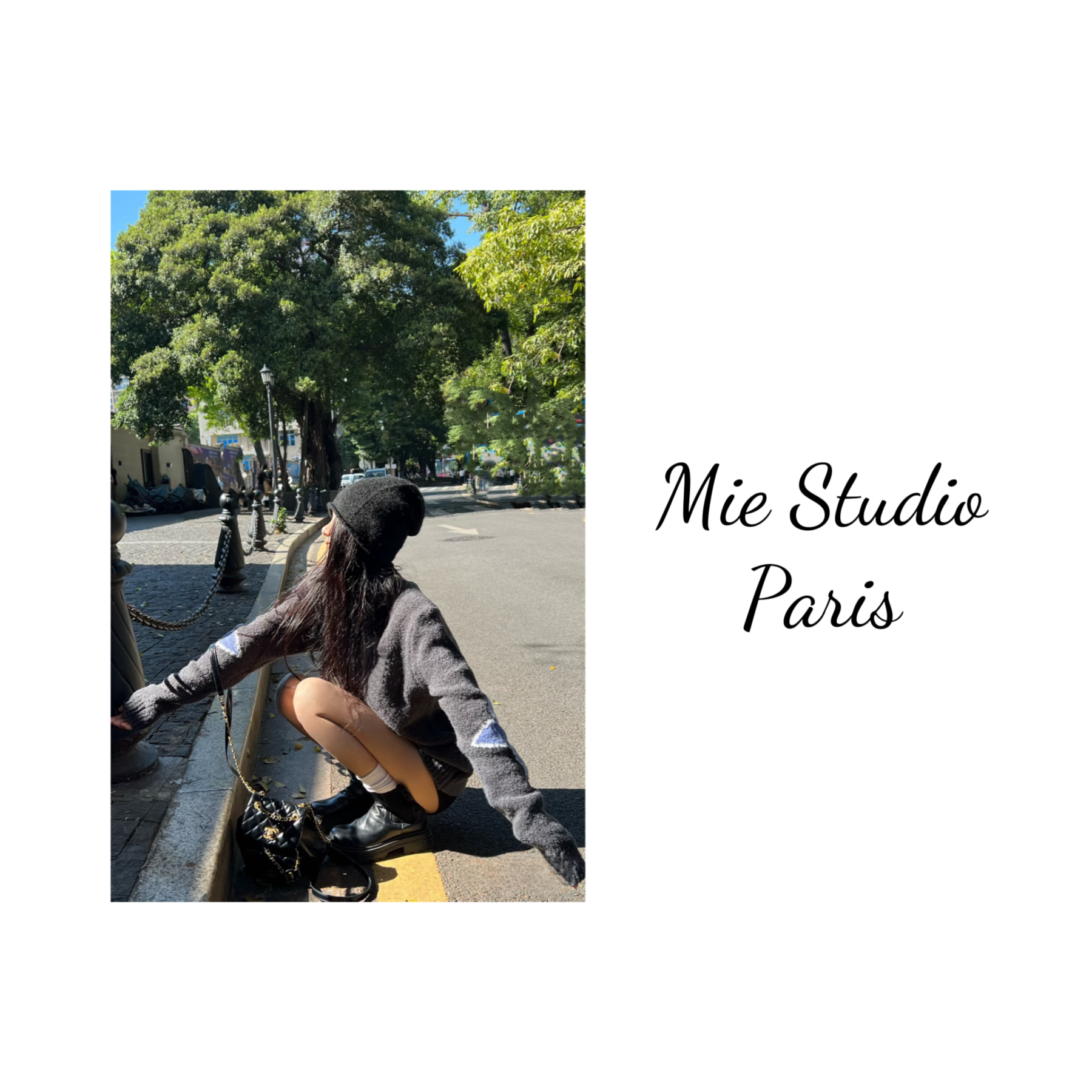 大V四花圆领毛衣25新款男女同款