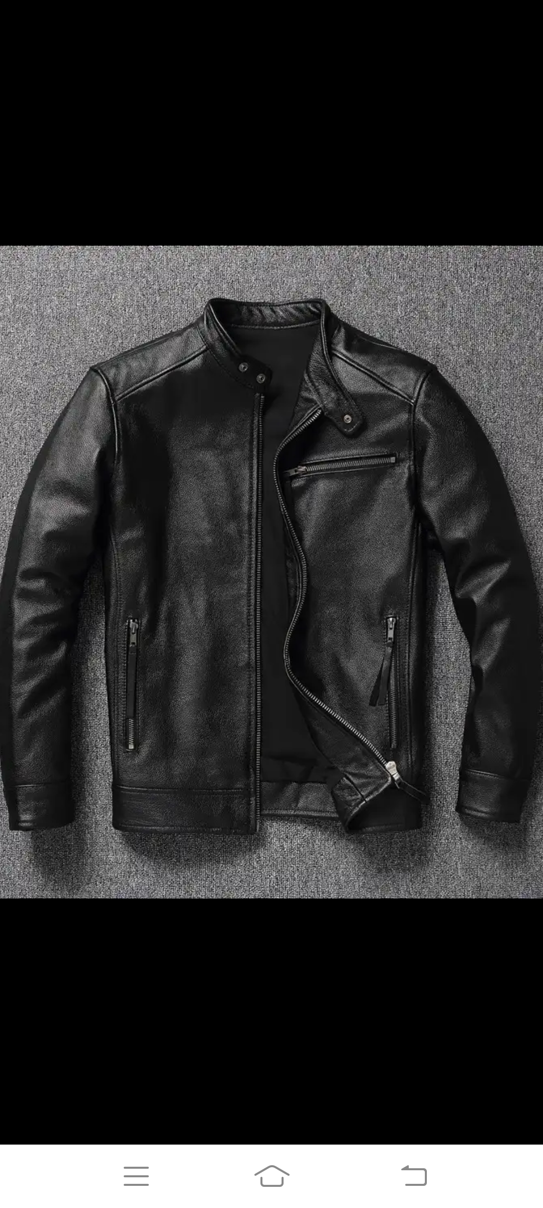 真皮皮衣(图片仅供参考以直播实物为准)