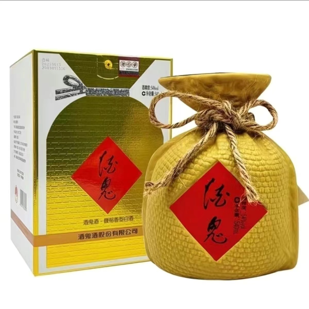 酒鬼87版酒鬼酒 馥郁香型 白酒 52度 500ML 单瓶52度