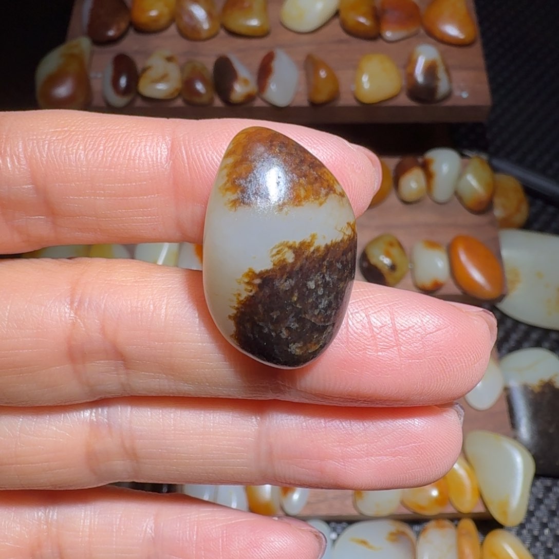 和田玉（糖玉）戒指未镶嵌