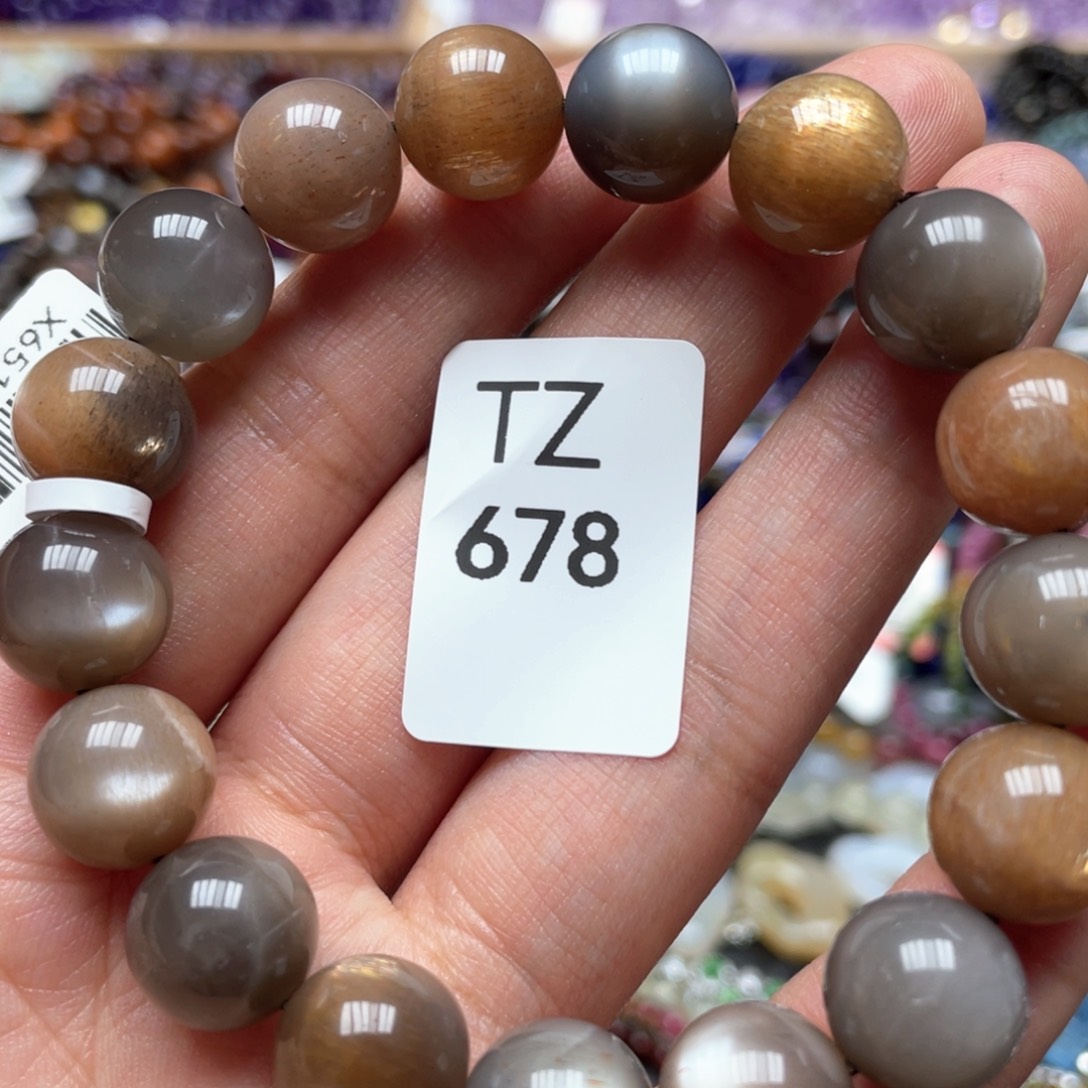 长石手链未镶嵌手串