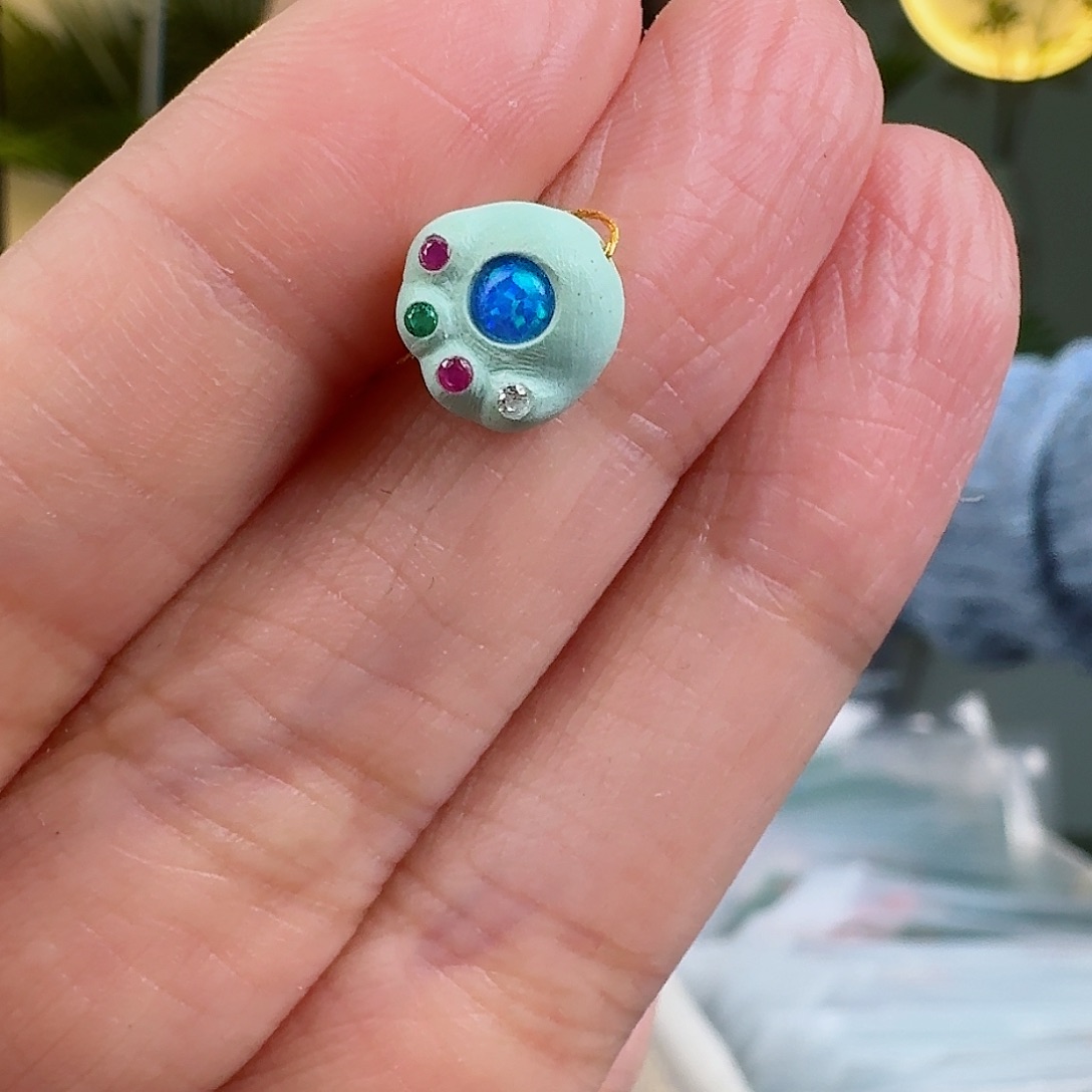 绿松石珠宝奇石未镶嵌